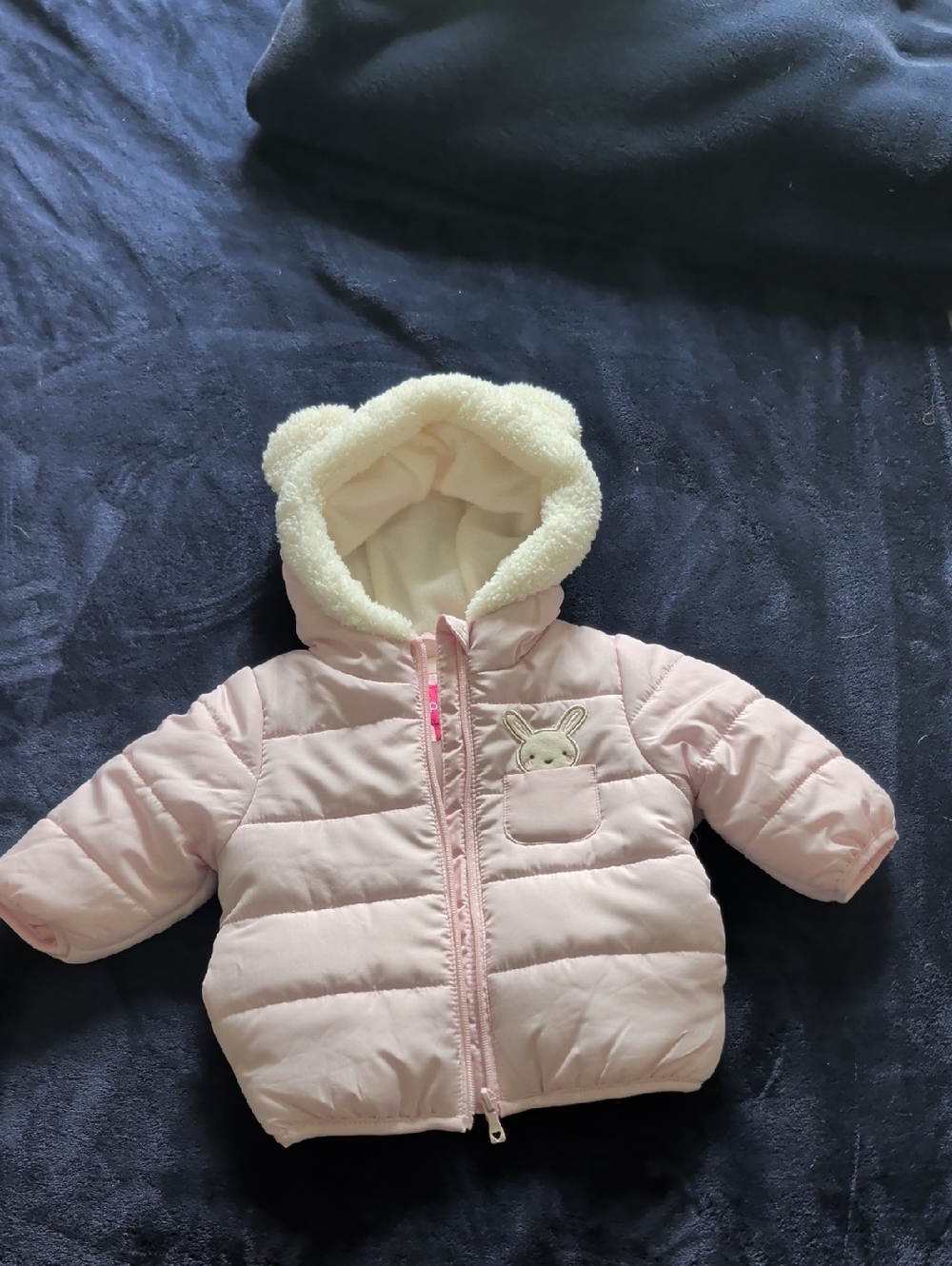 Wippette Light Pink Quilted Puffer Jacket with Hood